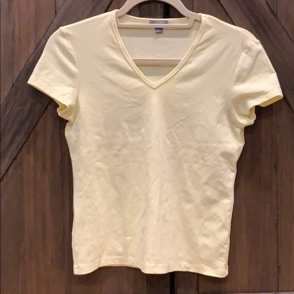 Ann Taylor cotton shirt sleeve T-shirt, SP